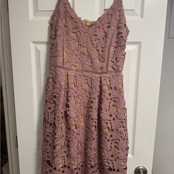 City Chic Pink Lacey Dress XXS-12 - Picture 1 of 11